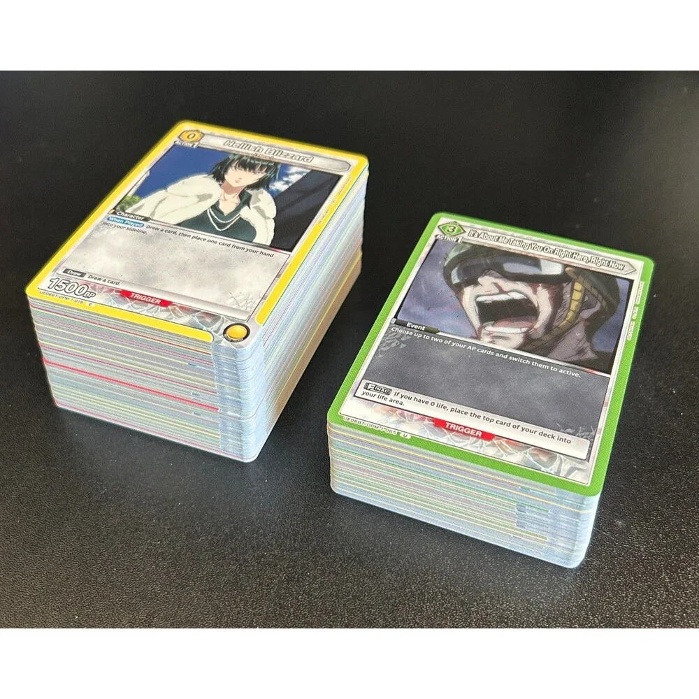 Bulk Lot of 160 Union Arena UE06BT: One Punch Man Trading Cards